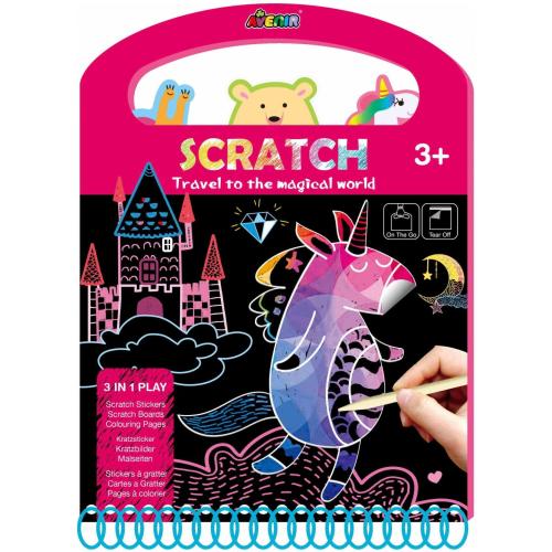 Avenir Scratch Book Κωδ 60113 Παιδικό Παιχνίδι 1 Τεμάχιο - Magical